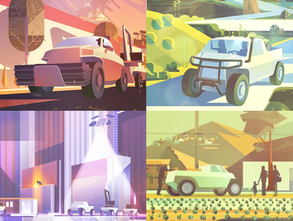 Four Moonshot future worlds